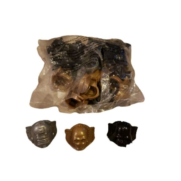 24 Star Wars Cupcake Rings C3PO Darth Vader R2D2. - Picture 1 of 2